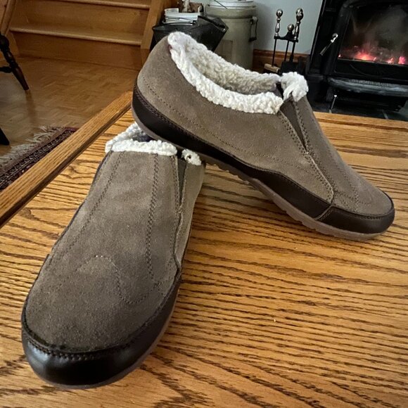 Patagonia Canteen Shoes Suede Shearling Lined Moccasin - NEW! - Picture 3 of 6